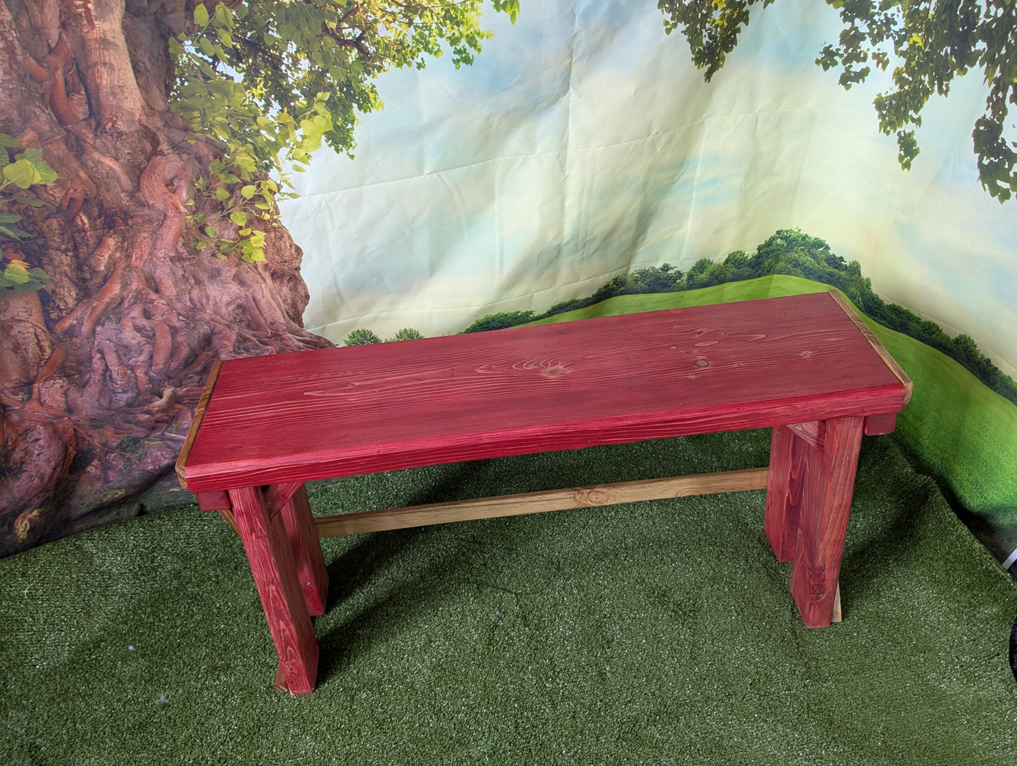 Wooden bench