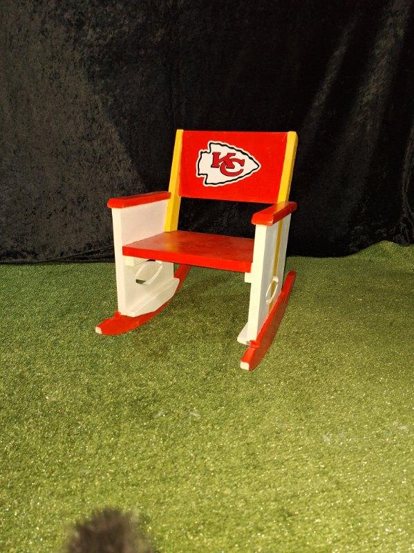 KC Chiefs - Kids Rocking Chair